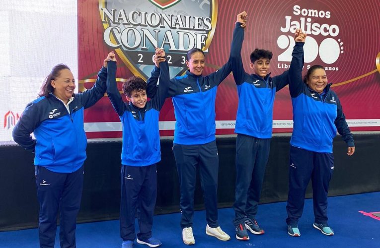 Cinco medallas para Querétaro en gimnasia