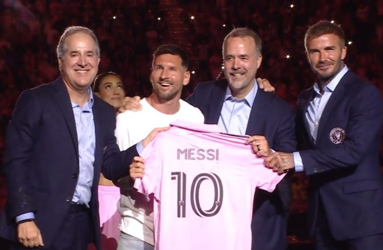 Así fue la bienvenida de Messi