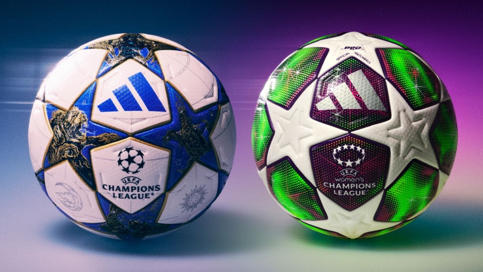 Así son los nuevos balones de Champions League