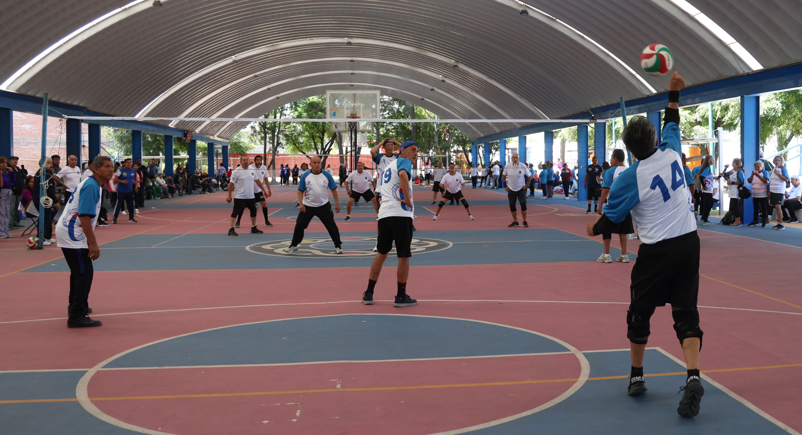 Realizan Encuentro Deportivo Estatal del Adulto Mayor