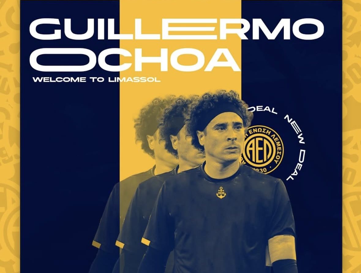 Memo Ochoa jugará en AEL Limassol y es su séptimo club europeo