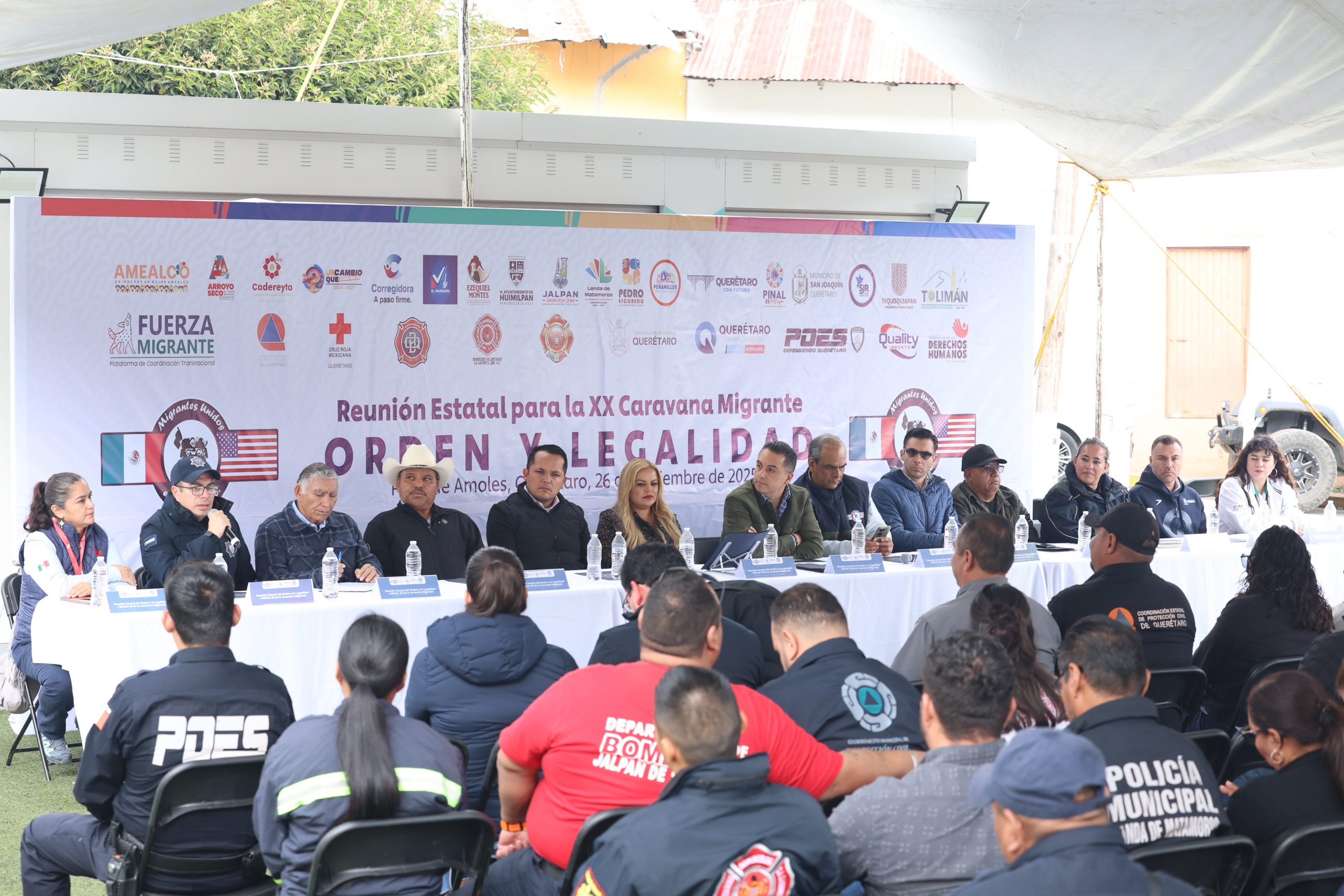 Refuerzan coordinación para Caravana Migrante