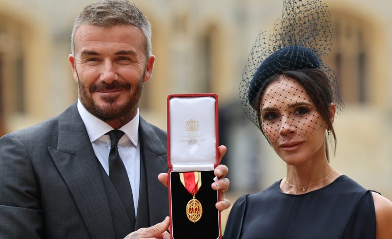 Ahora es: Sir David Beckham