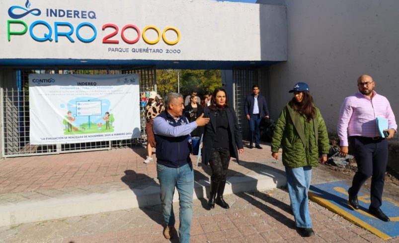 Supervisan obras de mantenimiento en INDEREQ