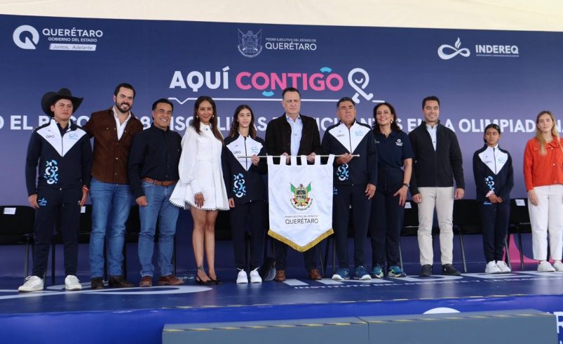 Abandera Gobernador a delegación queretana rumbo a la Olimpiada Nacional CONADE 2026