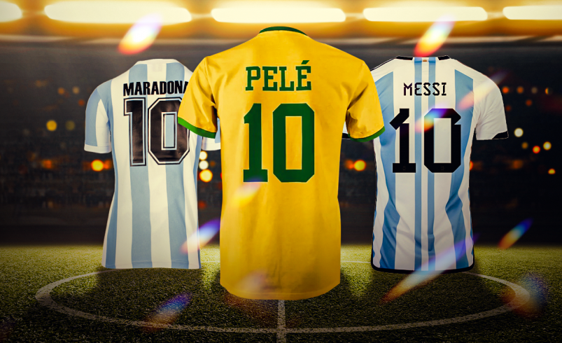 La historia del número 10 en las playeras de futbol