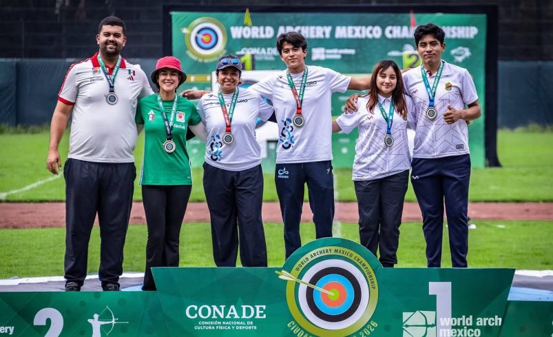 Queretanos lideran medallero en Nacional de Tiro con Arco 2026