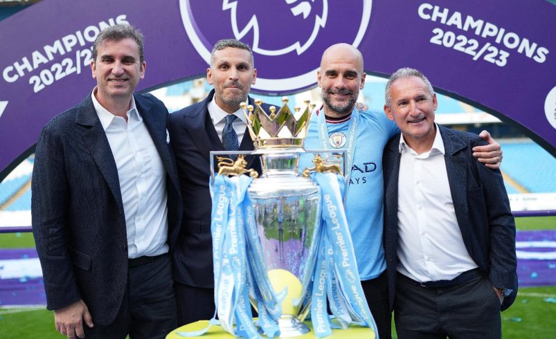 «Pep» Guardiola muestra apoyo al Manchester City