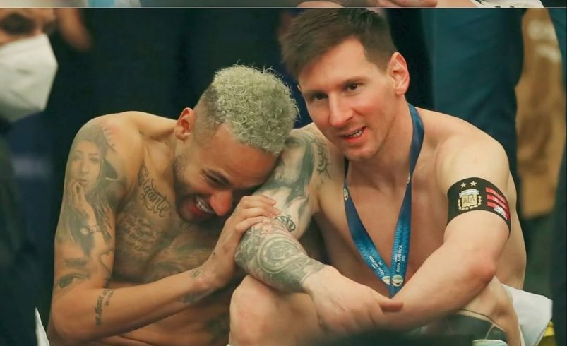 Neymar Jr. dedica emotivo mensaje a Lionel Messi